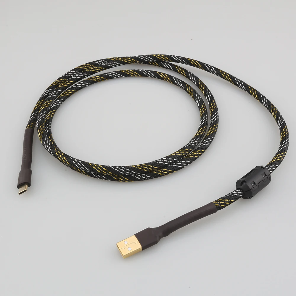 Cavo Usb Hifi Cavo Usb Da Tipo C A B Cavo Dati Audio Per Tablet Usb Dac Cellulare Realizzato A Mano Di Alta Qualità