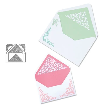 

Botanical Envelope Liners Metal Cutting Star Dies for DIY Scrapbook Cutting Die Paper Cards Embossed Decorative Craft Die Cut