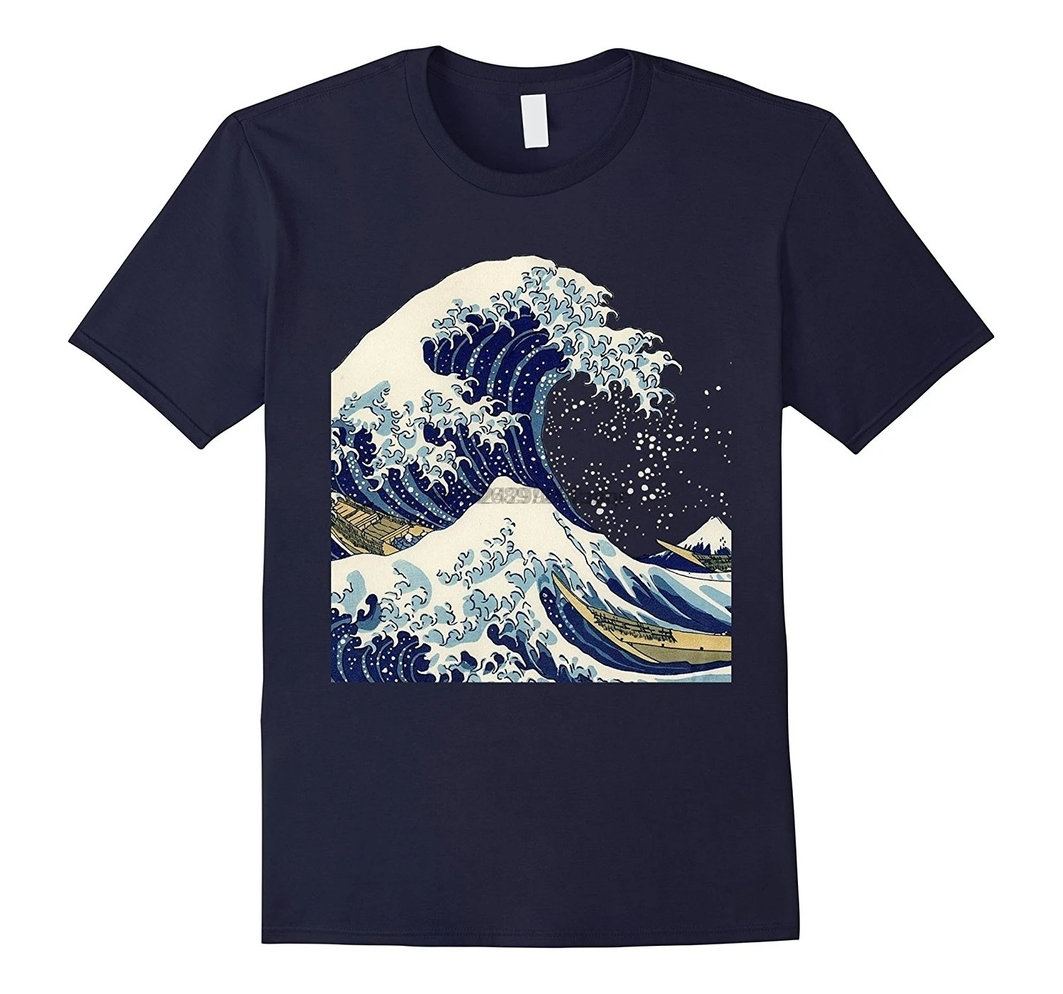 Футболка с надписью The Great Wave Off Kanagawa от Hokusai |