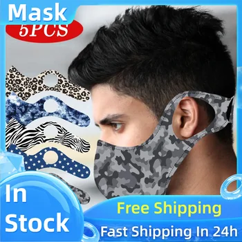 

Face Shield Skin Care Mask Mondkapjes 5pcs Adults Ear No Pain Riding Running Hiking Windproof Protective Mask Mascarilla