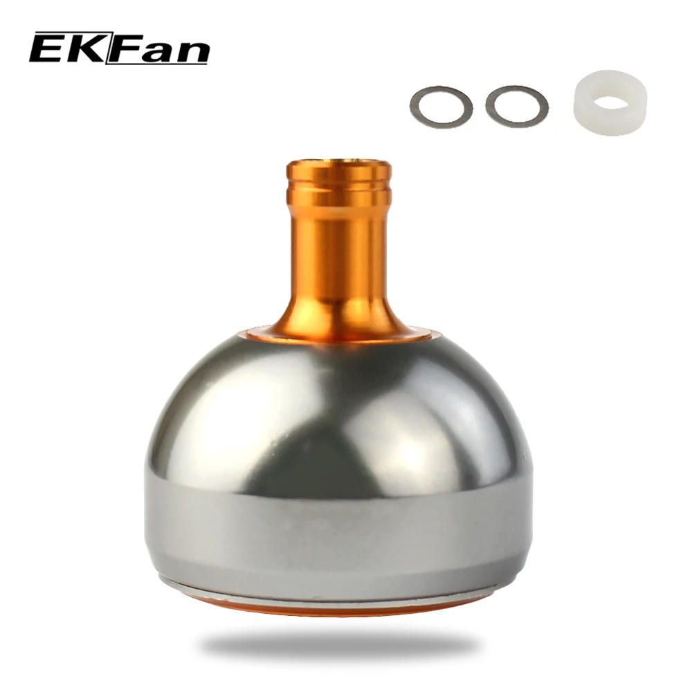 

EKfan 2018 Fishing Reel Handle Knob Machined Metal Fishing Tackle Accessory Knob Diamater 38mm Spining Reels 3000-5000 Series