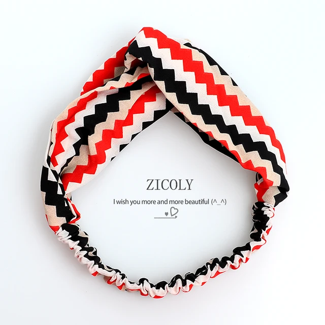 New Women Fashion Hair bands Cross Knot Elastic Hair Band Korean face wash hair band girl small fresh HairBands Hair Accessories style-24