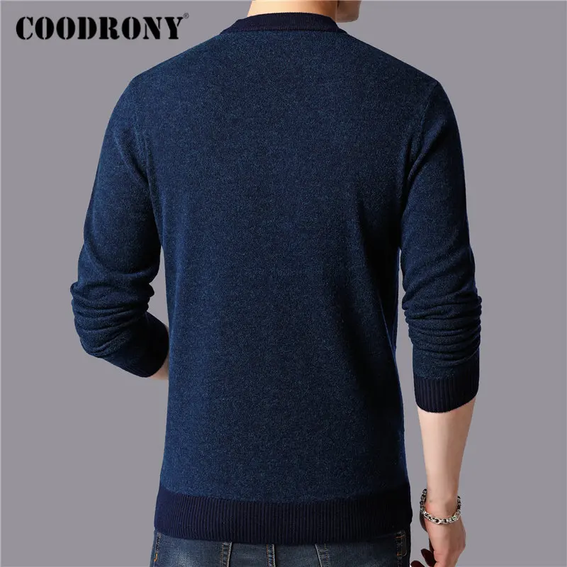 COODRONY Brand Sweater Men Winter Thick Warm Sweaters 100% Merino Wool Pullover Men Soft Cashmere Casual O-Neck Pull Homme 93043 COODRONY Brand Sweater Men Winter Thick Warm Sweaters 100% Merino Wool Pullover Men Soft Cashmere Casual O-Neck Pull Homme 93043