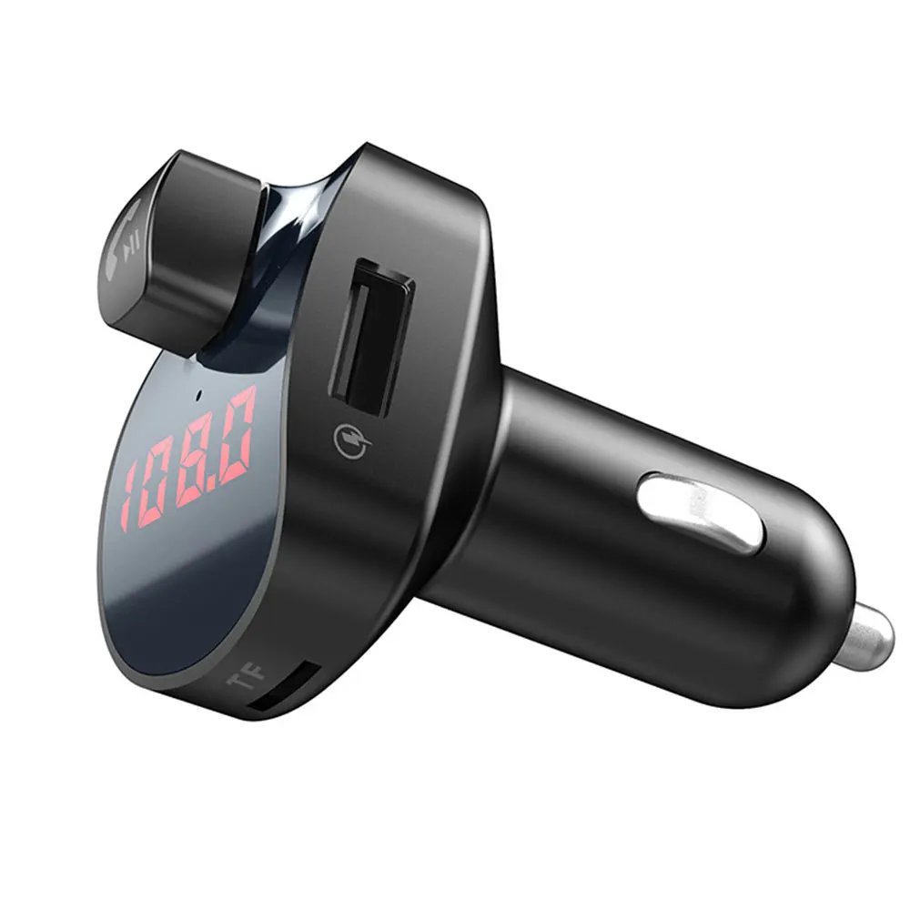 BBL08 автомобильное Bluetooth Mp3 Беспроводное зарядное устройство fm-передатчик для входа AUX Прямая поставка