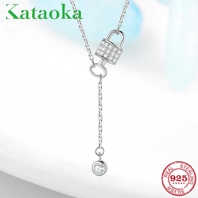 Женская цепочка с надписью Guarding love Keys and locks ювелирное изделие из стерлингового