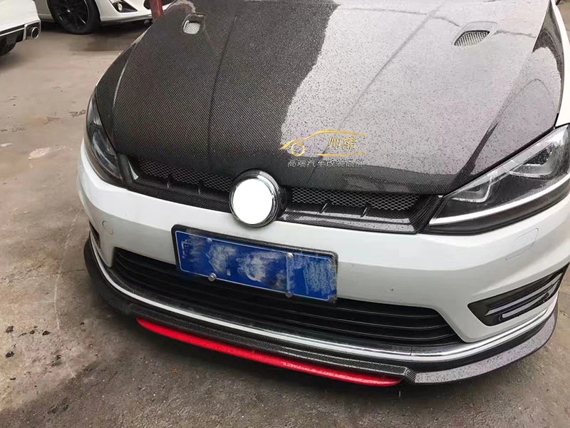 MK7 ASPEC Стиль углеродного волокна передняя решетка гриль для Volkswagen VW Golf 7 mk 7