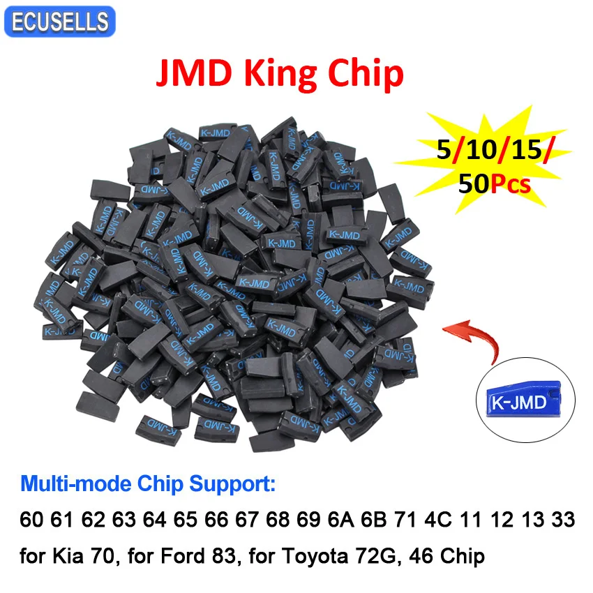 Чипы для автомобильных ключей оригинальный чип JMD King Handy Baby 46/48/4C/4D/G Kia 70 Ford 83 Toyota 72G