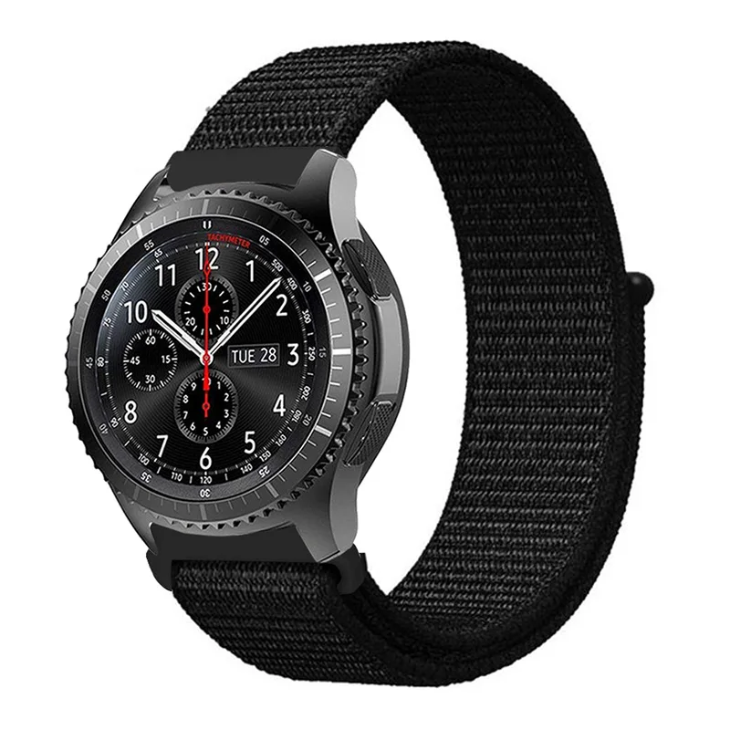 dark black 9 Gear s3 Frontier ремешок для samsung Galaxy watch 46 мм 42 мм активный 2 ремешок amazfit ремешок Bip 22 мм ремешок для часов 20 мм браслет huami - Цвет ремешка: dark black 9