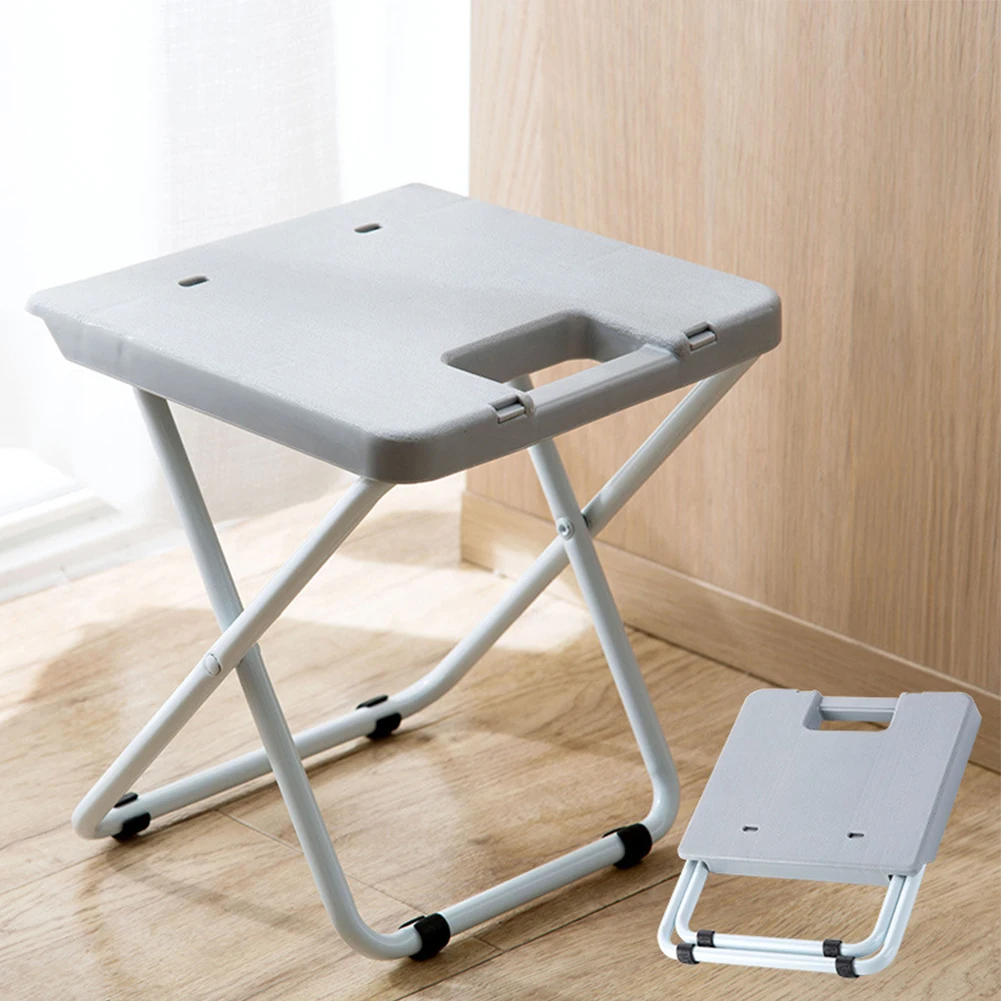 

Portable Folding Stool Picnic PP Anti Slip Camping Chair Simple Home Fishing Indoor Outdoor Kids Adults Steady Practical