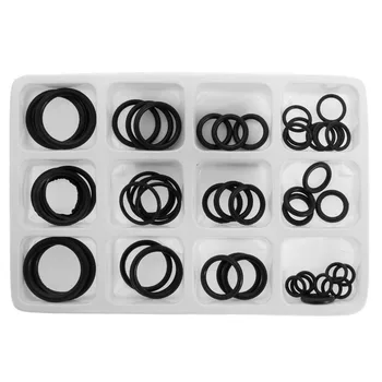 

50Pcs Rubber Black Rubber O-Ring Assorted Sizes Kit For Plumbing Tap