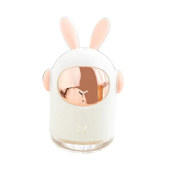 

300ML USB Rabbit Air Humidifier Cool-Mist Adorable Mini Humidifier with LED Light for Home Office