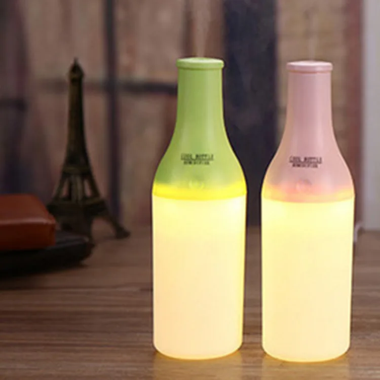 

Cool Bottle Humidifier USB Mini Bottle Humidifier Warm Light Night Light Humidifier Moisturizing Whitening Humidifier