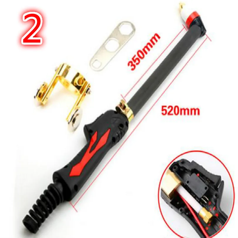 LGK-100/120 P80 plasma torch accessories plasma cutter torch plasma machine torch gun bent Straight shank Extension rod 5style