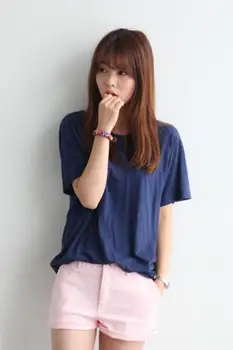 

Fashion Logo Printing T Shirts Women's Short Sleeve Fashion black 100% cotton Female T-Shirts