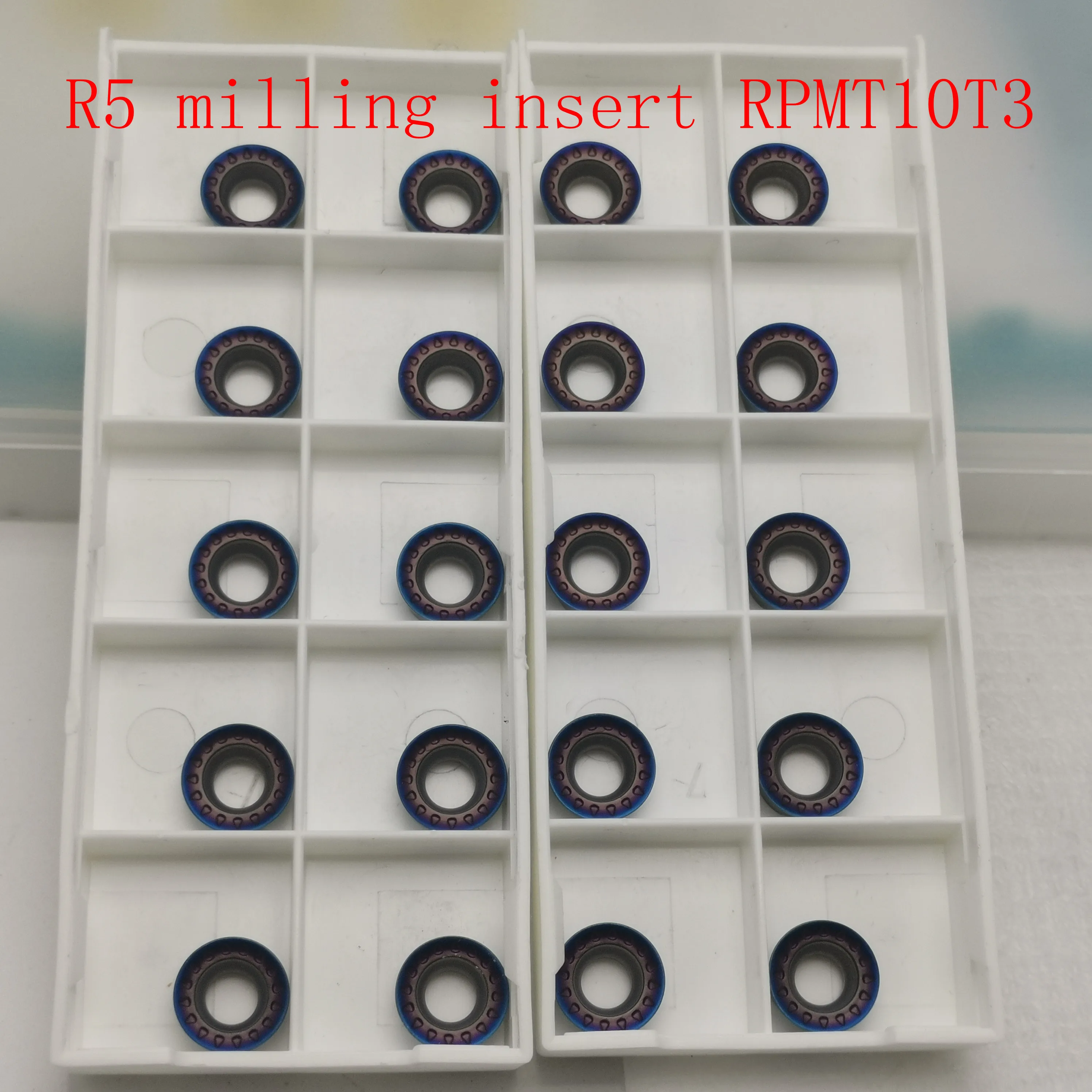 

R5 made in China RPMT10T3 face milling cutter carbide tool, CNC milling cutter