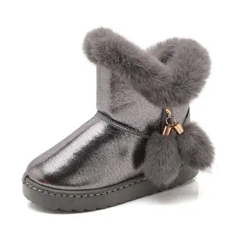 

Girls Cute Snow Boots Kids Winter Shoes Casual Girls Princess Boots Kids Warm Boot Plush Velvet Boot