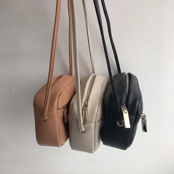 

2020 New Leather Small Flap Square Bag Litchi Pattern Imported first layer cowhide shoulder diagonal bag female soft Crossbody