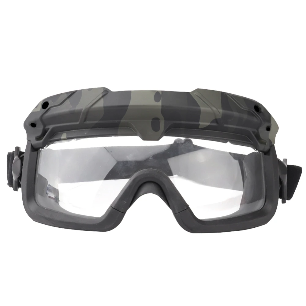Страйкбол Пейнтбол Тактический TMC защитные очки военный шлем прозрачные очки Защита глаз стрельба CS игры SF QD - Цвет: BCP