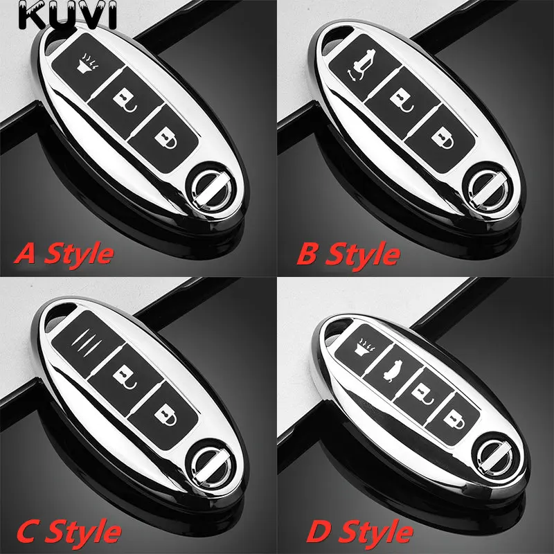Car Remote Key Case Cover Shell For Nissan Qashqai X-Trail T32 T31 Juke J10 J11 Kicks Tiida Pathfinder Note For Infiniti key case,key case cover,car key shell,remote control case cover