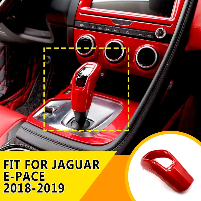 Pcmos рукоятка рычага переключения передач декоративная накладка для Jaguar E-Pace- внутренняя защита ручка переключения передач наклейка