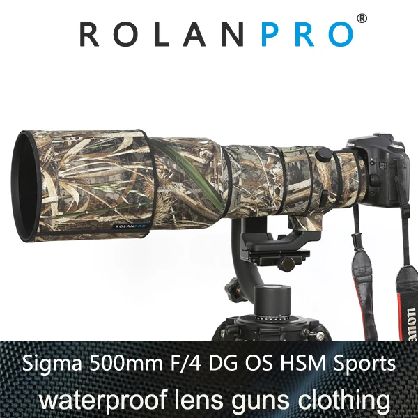 

Водонепроницаемый чехол для объектива ROLANPRO для Sigma 500 мм F/4 DG OS HSM, спортивный защитный чехол для объектива Sigma 500 мм, чехол для объектива, фотоаппарат