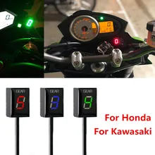 Мотоцикл Ecu прямое Крепление 1-6 скорость шестерни дисплей индикатор для Honda Для Kawasaki ER6N Z1000SX Ninja300 Z1000 Z800 Z750 Z400