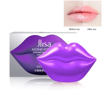 

New Lip Mask Lip Skin Care Crystal Collagen Powerful Moisturizing Lip Mask Pads for Anti-aging Plumper Pump Essentials Lips Care