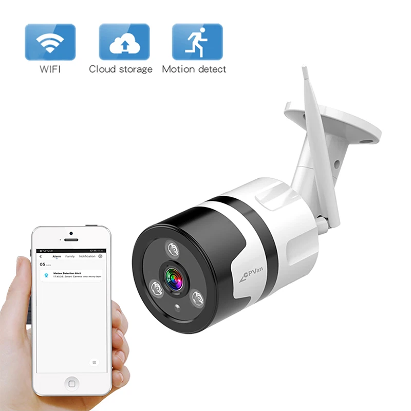 CPVan Беспроводная 1080P HD ip камера WiFi ночного видения Облачное хранилище Обнаружение
