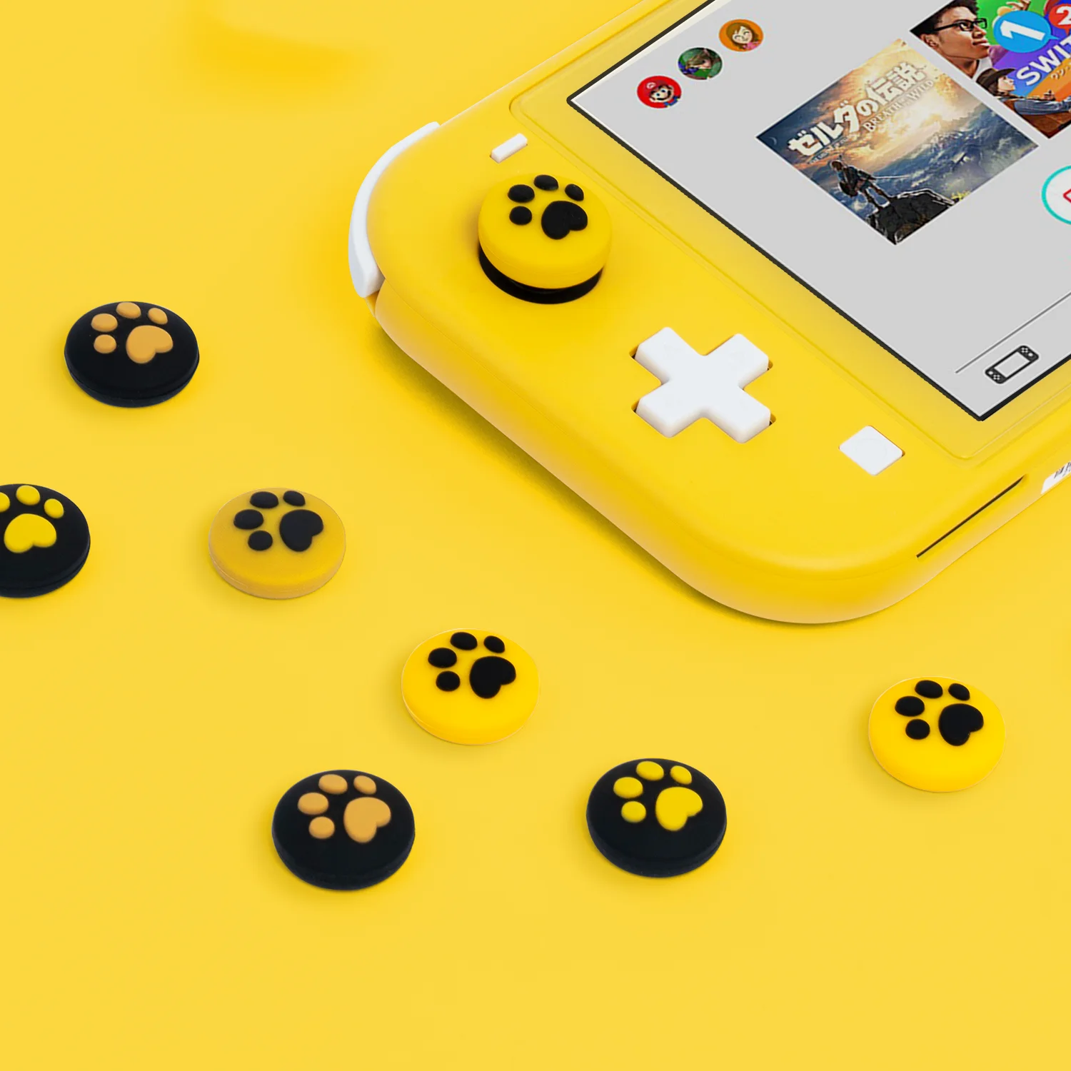 Для Nintendo Switch для джойстика крышка милой кошачьей лапы силиконовая захвата