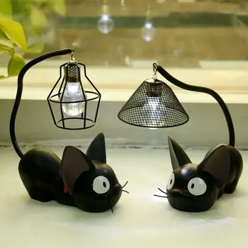 

Anime Kiki's Delivery Service Resin Crafts Table Decoration Jiji Cat Night Light