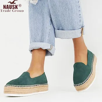 

Summer Platform Loafers Women Lazy Shoes Slip-on Summer Thick Casual Sneakers Breathable Weaving Flat Single Shoes Chaussures