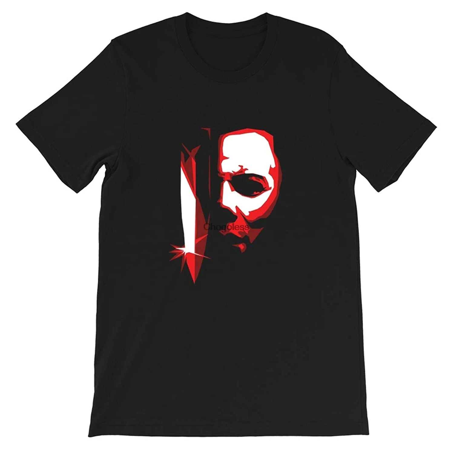 Michael Meyers Vector Art Frankenstein Monster Movie Horror Blood Funny Mens Men Women Girls Unisex T-Shirt |