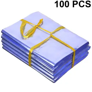 

100pcs Home Shoe Dust Cover PVC Shrink Wrap Film Bags Heat Seal Packing Bag Outdoor Shoe Bag Film for Shoes