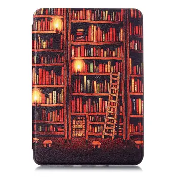 

TPU Soft Case For Amazon Kindle Paperwhite 4 Smart Cover Painting eBook Case for Kindle Paperwhite4 with Auto Wake/Sleep G99B
