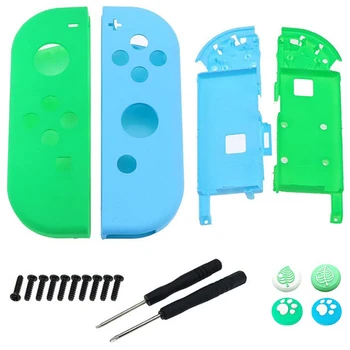 

DIY Plastic Replacement Housing Shell Case Cover for Nintendo Switch NS Joy-Con Crossing Thumb Grip Screwdriver