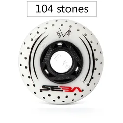 52 104 208 Flints 85A 90A Skate Wheel SEBA HV High Slalom FSK Slide LED Flash Shine Rodas Firestone Fire Spark Roller Wheel 4pc