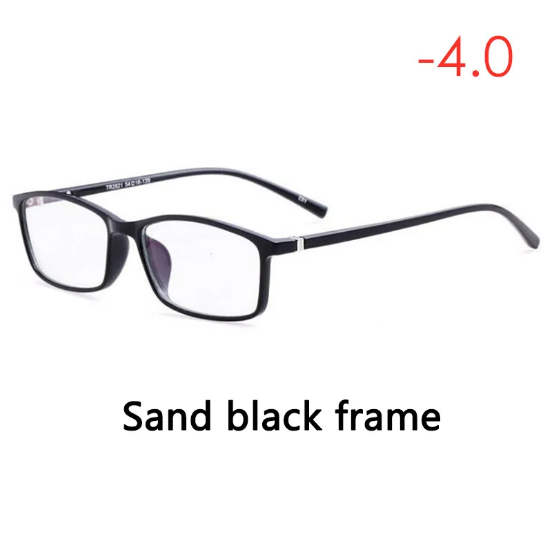 GLTREE Ультралегкая оправа для очков оптическая оправа женские очки 0-500 градусов миопическая линза nerd черные красные очки оправа G452 - Цвет оправы: G452 Sand black