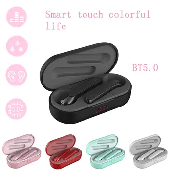 

BT5.0 Earphones In-Ear Wireless Headphone Stereo Earbuds Sports Headset With Mic Stereo Sound Fashion Sports Big Battery HIFI
