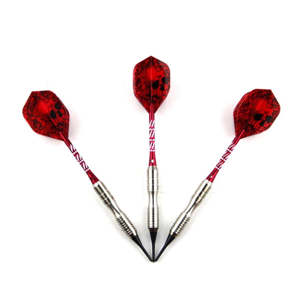 6pcs 18g Professional Safety Dart Iron Dart with Aluminum Pole Darts for Indoor Dart Game Sports