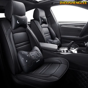 

ZHOUSHENGLEE Leather car seat cover for Mazda All Models CX5 CX7 CX9 MX5 ATENZA Mazda 2/3/5/6/8 car styling auto styling