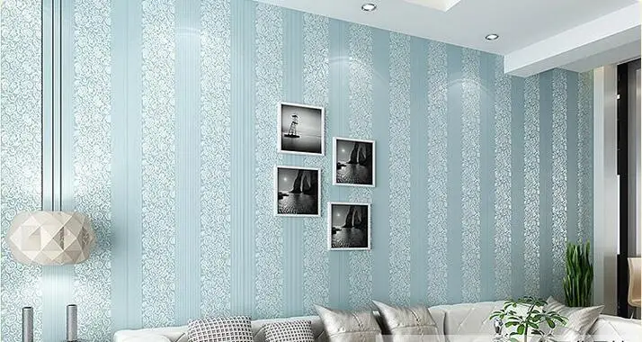 Beibehang Современные европейские минималистичные нетканые вертикальные полосы обои для гостиной спальни ТВ фон Настенные обои