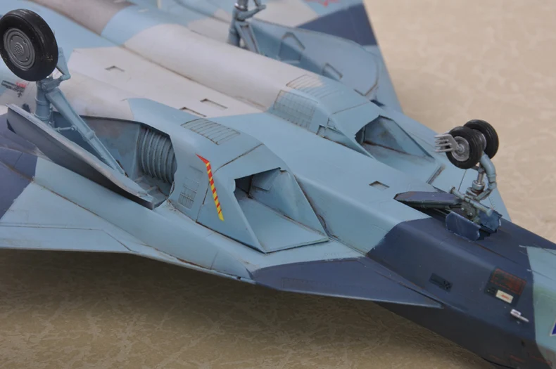 Россия Sukhoi Su-57(I-21/T-50) Многофункциональная Сборная модель самолета Модель Коллекция 1/72 масштаб