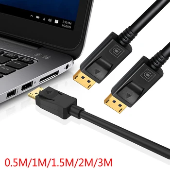 

Displayport 1.4 Cable 8K DisplayPort to DisplayPort Cable 8K 60HZ DP TO DP 0.5M 1M 1.5M 2M 3M HDR Cable For HDTV PC