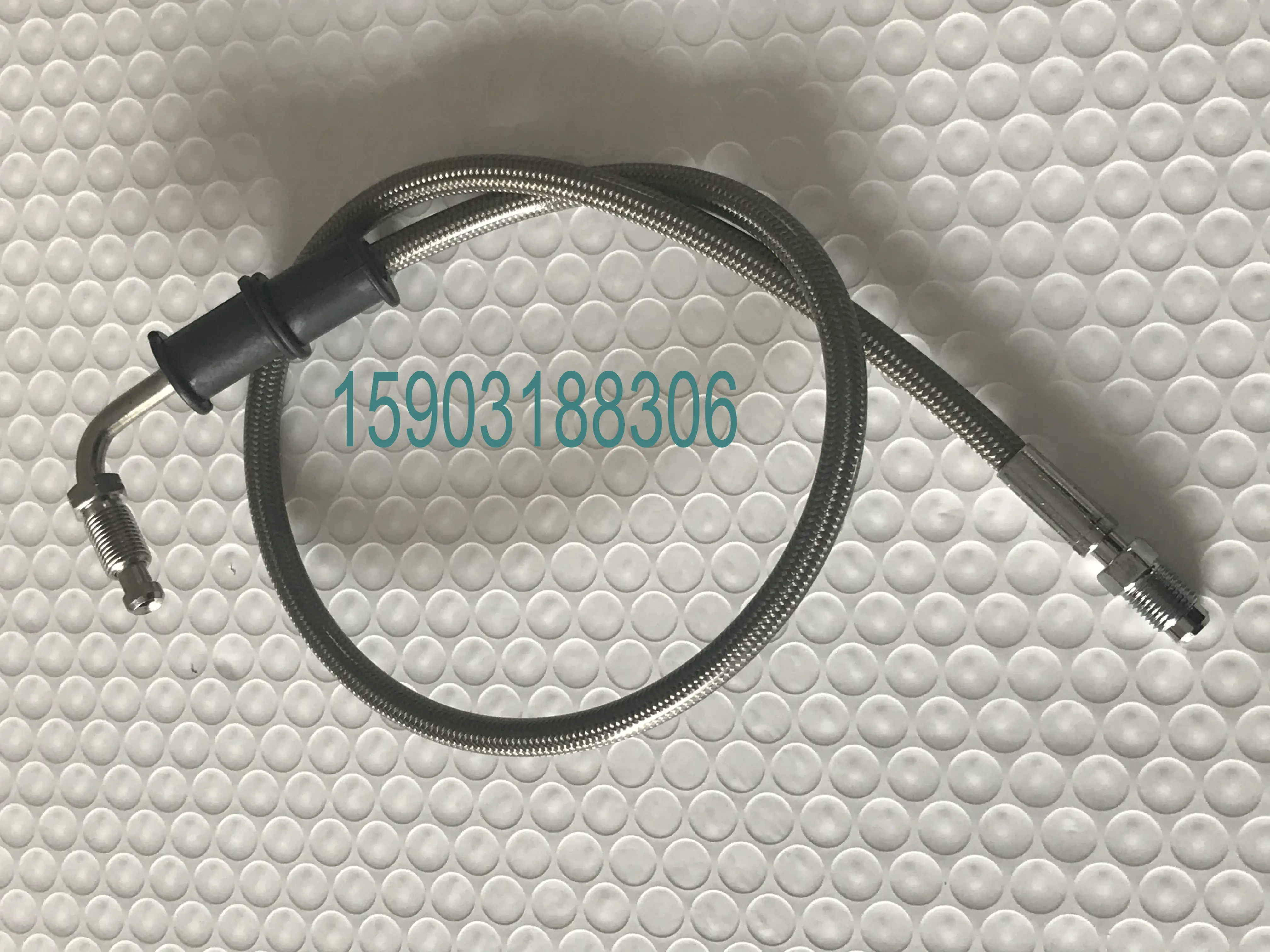 

Motorcycle Brake Line Stainless Steel Braid PTFE Pipe With M10X1 Male Fittings For Audi Vw Conversion Brembo Porsche