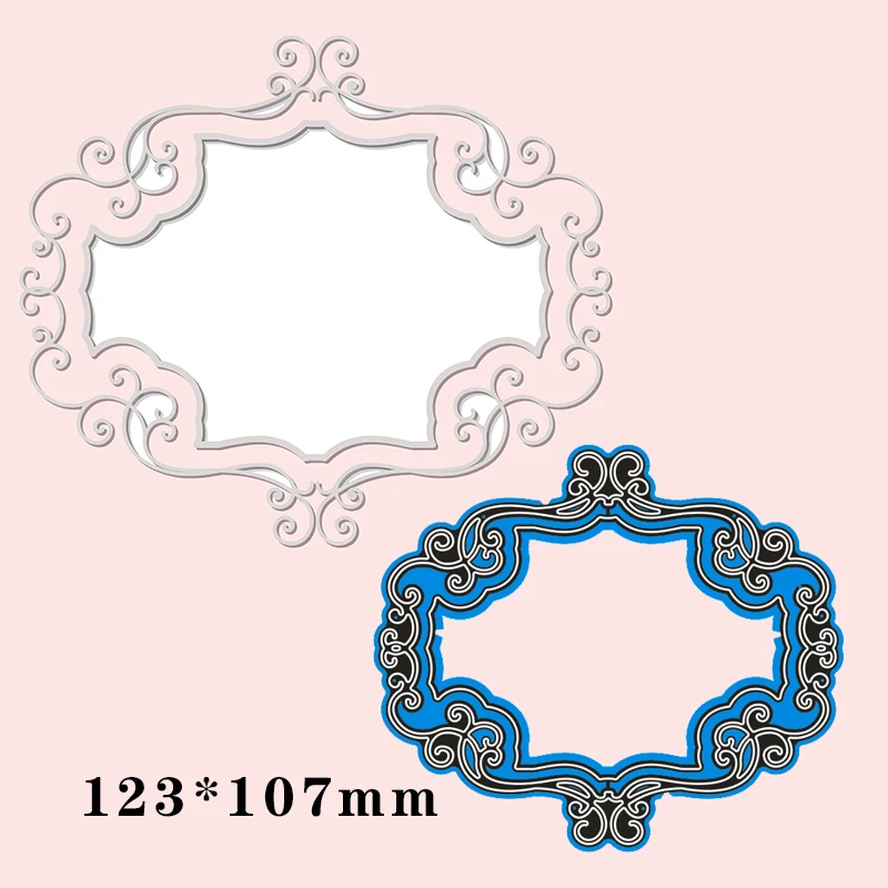Metal steel frames Cutting Dies Hollow lace DIY Scrap booking Photo Album Embossing paper Cards123*107mm | Дом и сад