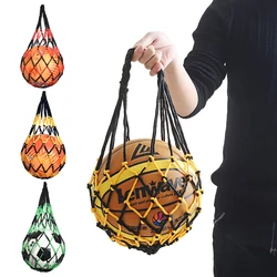1PC Football Net Bag Nylon Bold Storage Bag Single Ball Carry Portable Equipment Outdoor Sports Soccer Basketball Volleyball Bag