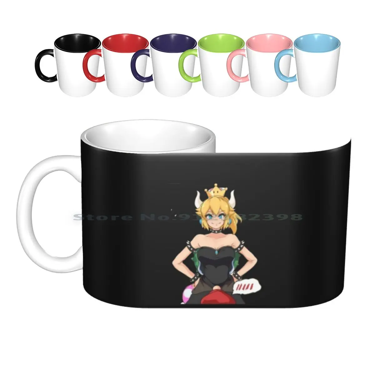 Bowsette Princess Tazze In Ceramica Tazze Da Caffè Tazza Da Tè Al Latte Bowsette Princess Super Bowser Princess Super Smash Bros Luigi