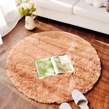 Ультра мягкий внутренний круглый современные коврики пушистый ковёр для гостиной подходит для детской спальни домашние детские декорации ковры