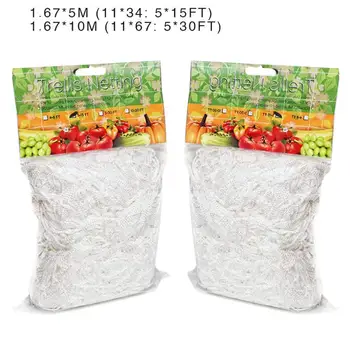 

5/10m Heavy Duty Garden Trellis Netting Plant Support Garden Fence Mesh Net 1.67*5M 1.67*10M