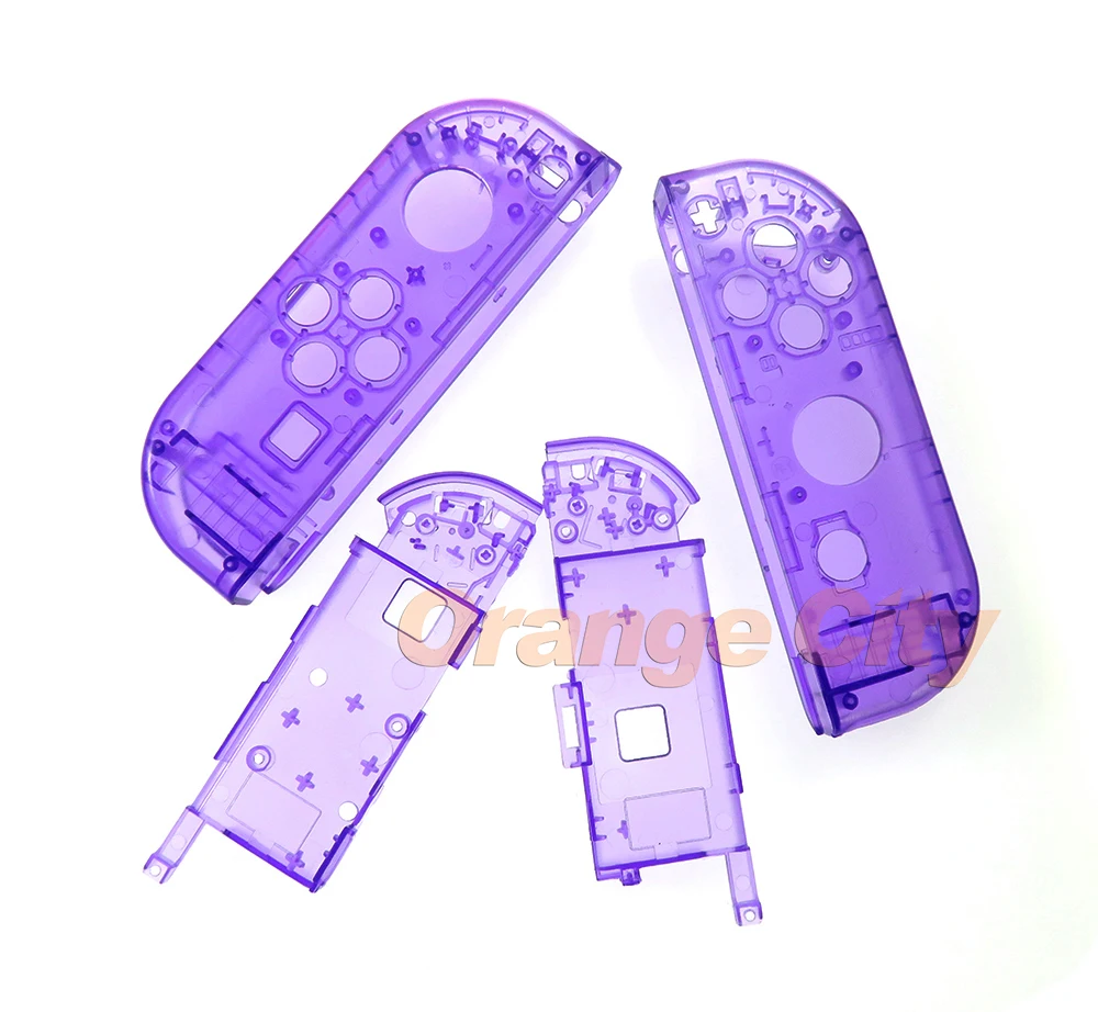 20 комплектов прозрачный корпус чехол для Nintendo Передняя Задняя средняя Оболочка